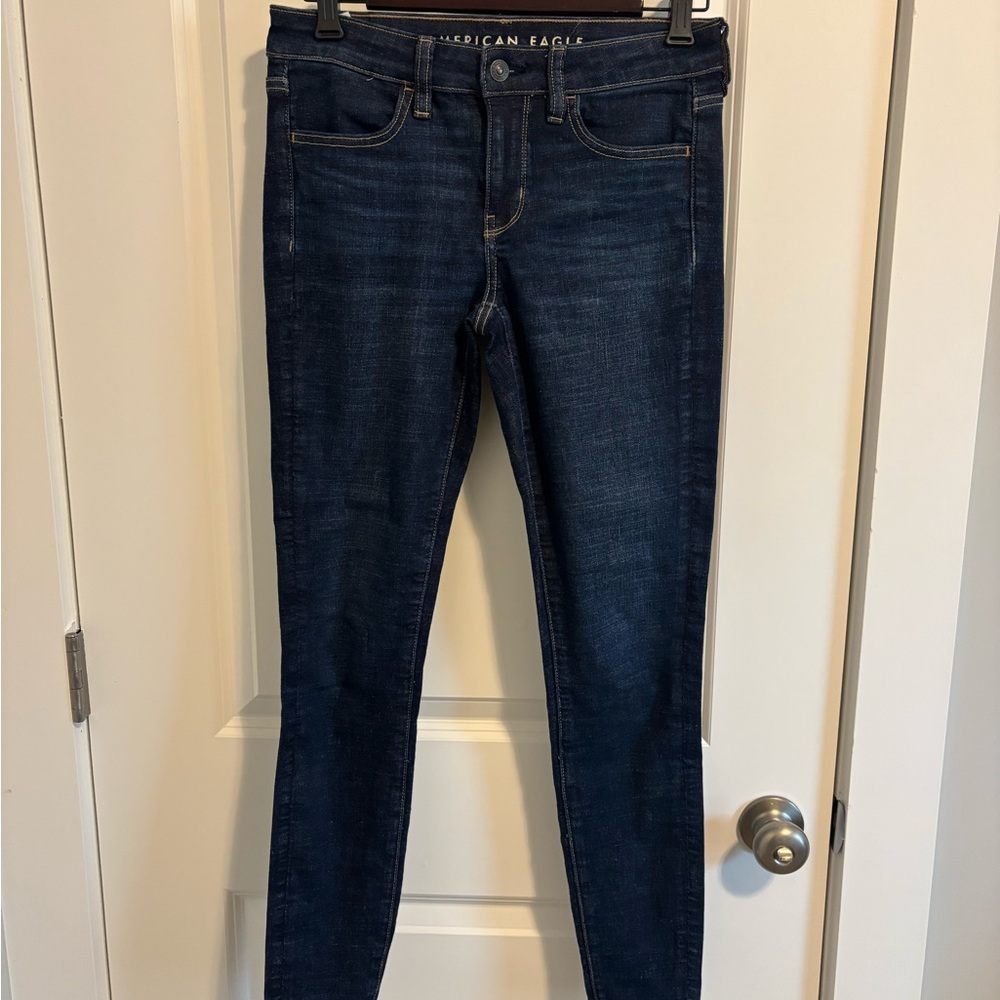 American Eagle Outfitters Women's Navy Skinny Jeans